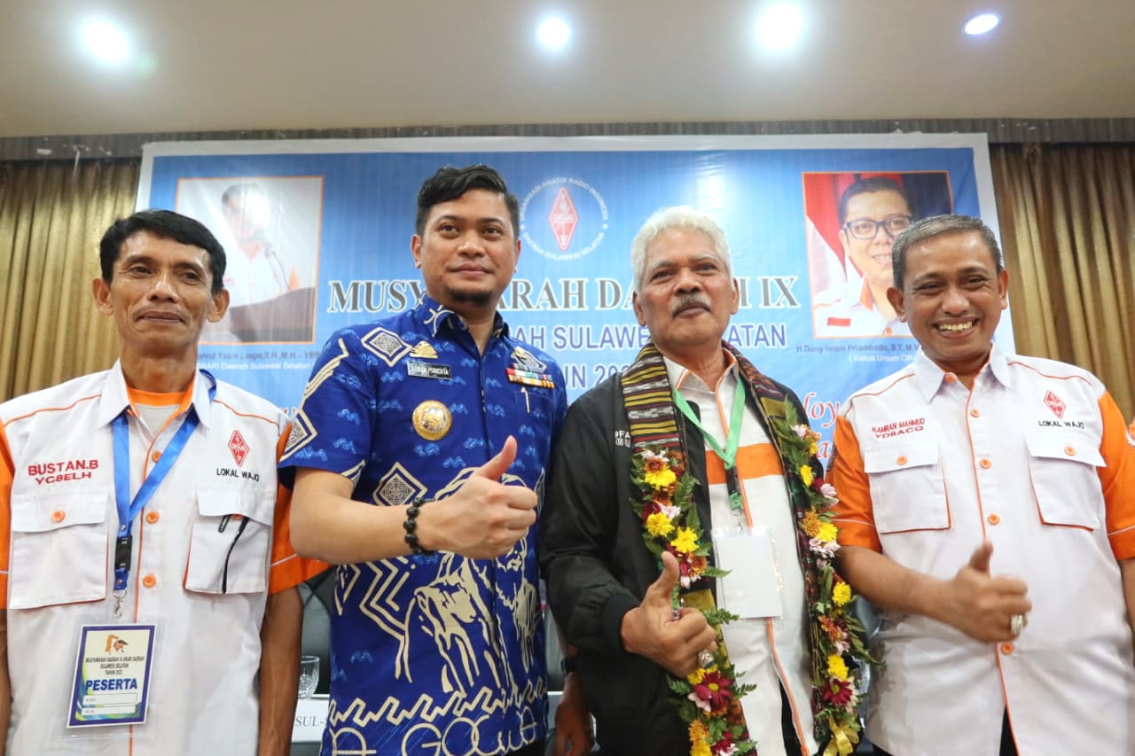 Ketua ORARI Wajo Amran Mahmud Siap Berkolaborasi Siapapun Terpilih di Musda Provinsi
