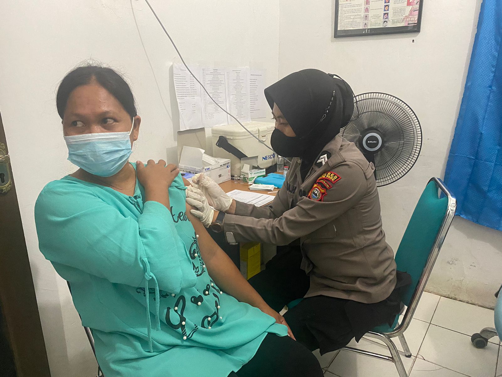 Polres Parepare Giat Terus Menggelar Vaksinasi Dosis 1-3 Booster