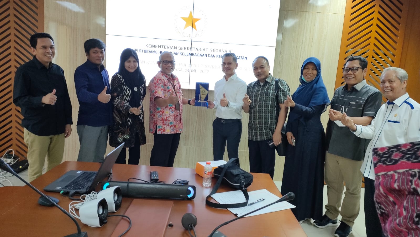 Tim Asprasi DPRD Sulsel Melapor ke Kemensesneg