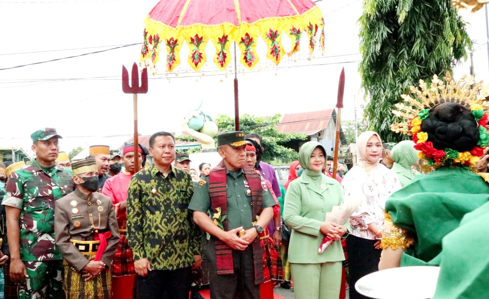 Bupati Selayar Sambut Kunker Pangdam di Makodim 1415