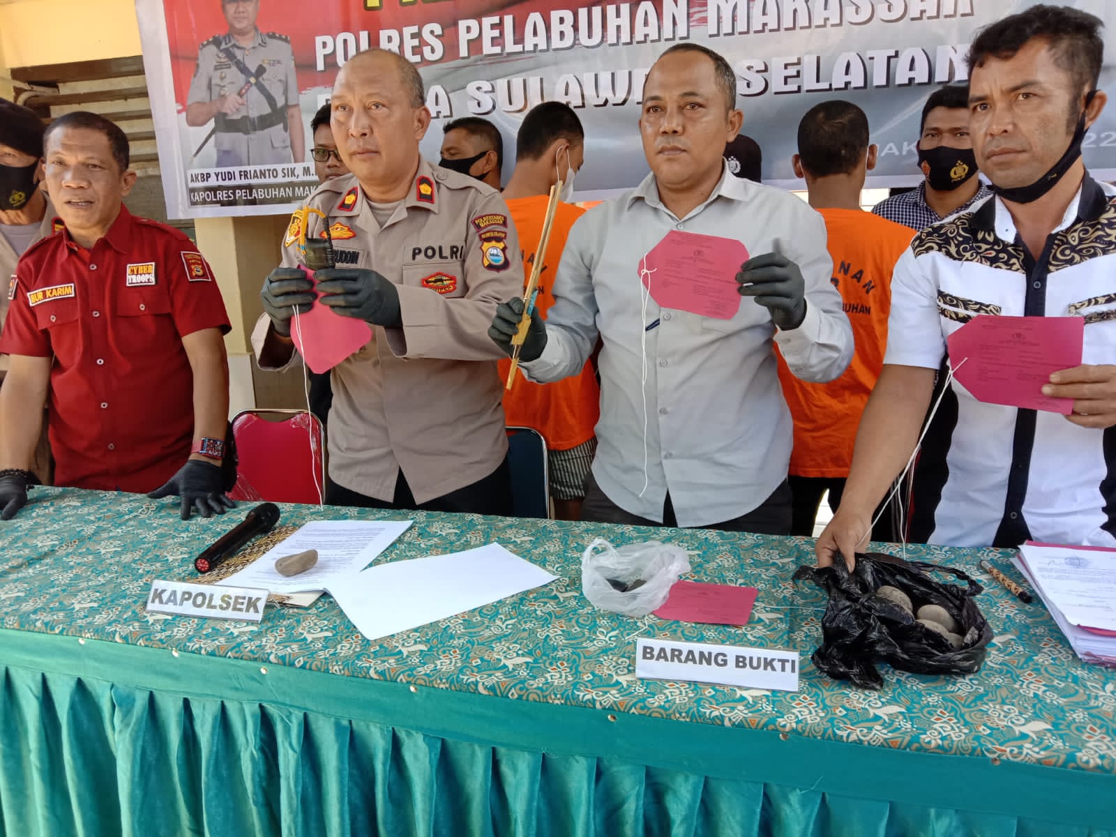 Tiga Pelaku Pengrusakan Diamankan