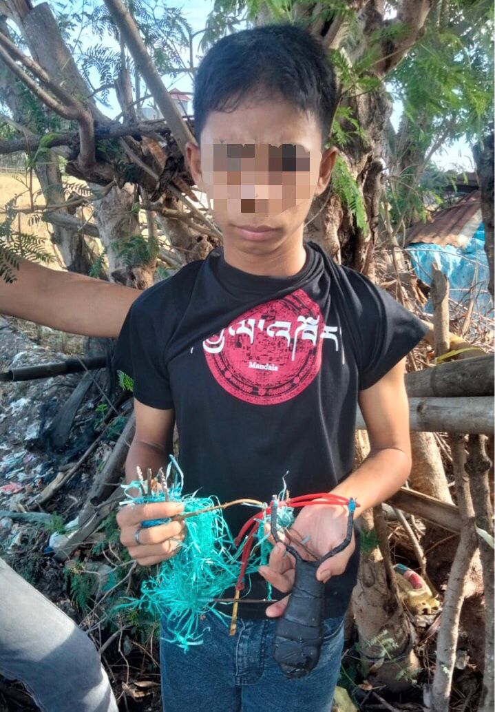 Pelajar di Bulukumba Busur Kepala Temannya