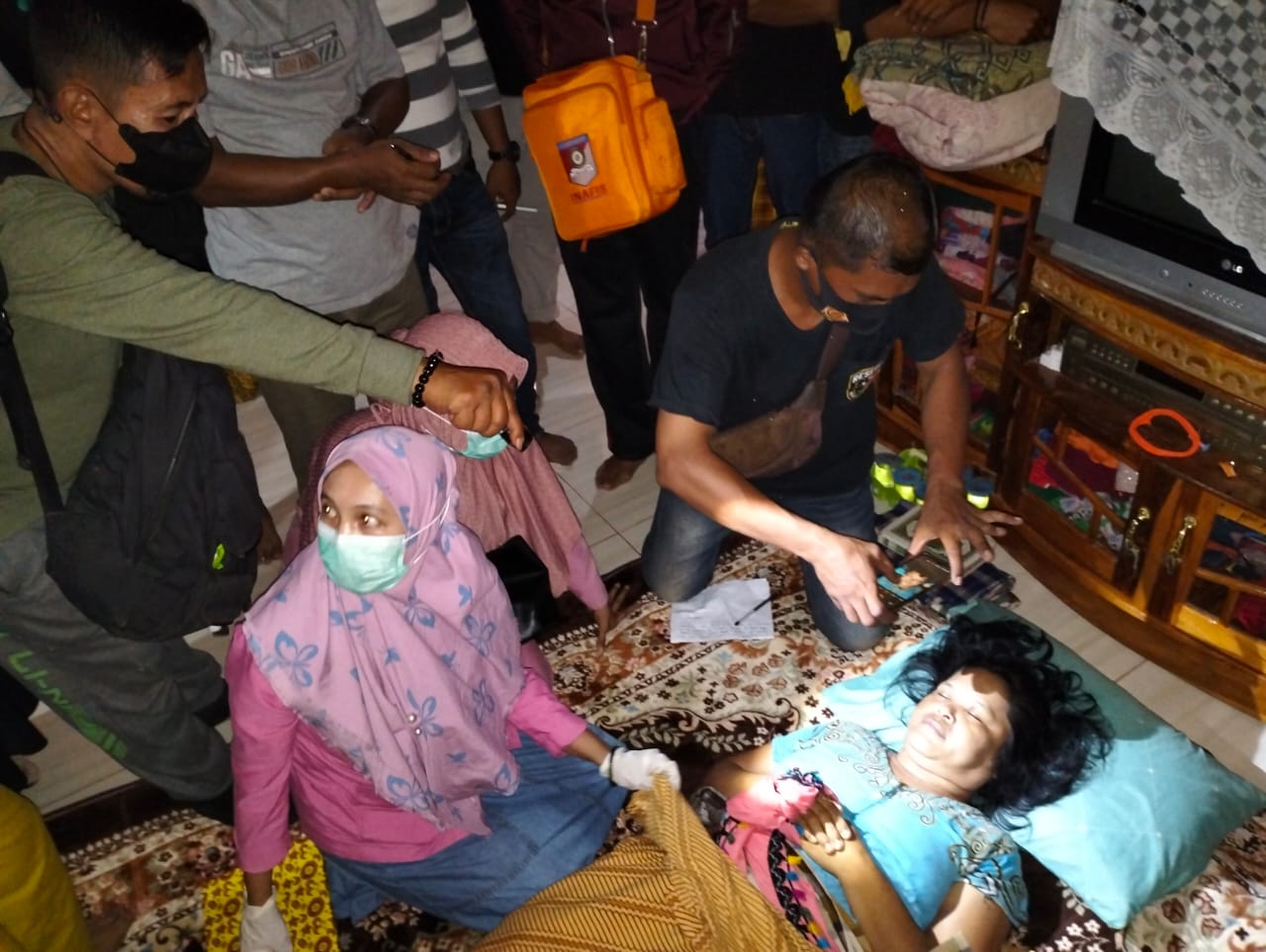 Kapolsek Datangi  TKP Gantung Diri