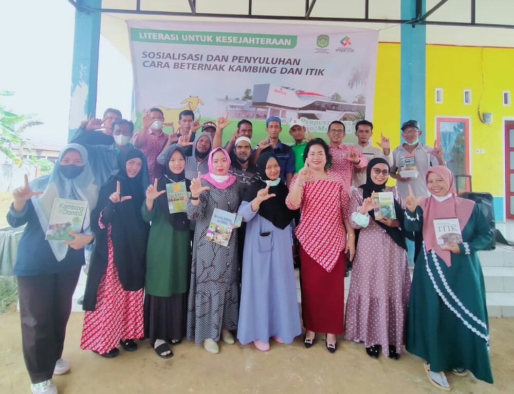Dinas Perpustakaan Sosialisasi Cara Beternak