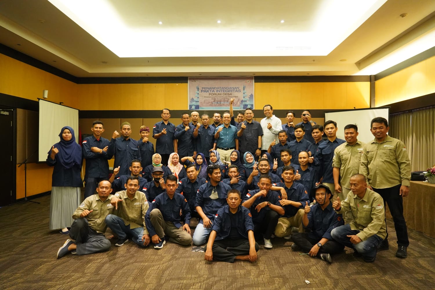 Forum Desa Semen Tonasa Tandatangani Pakta Integritas