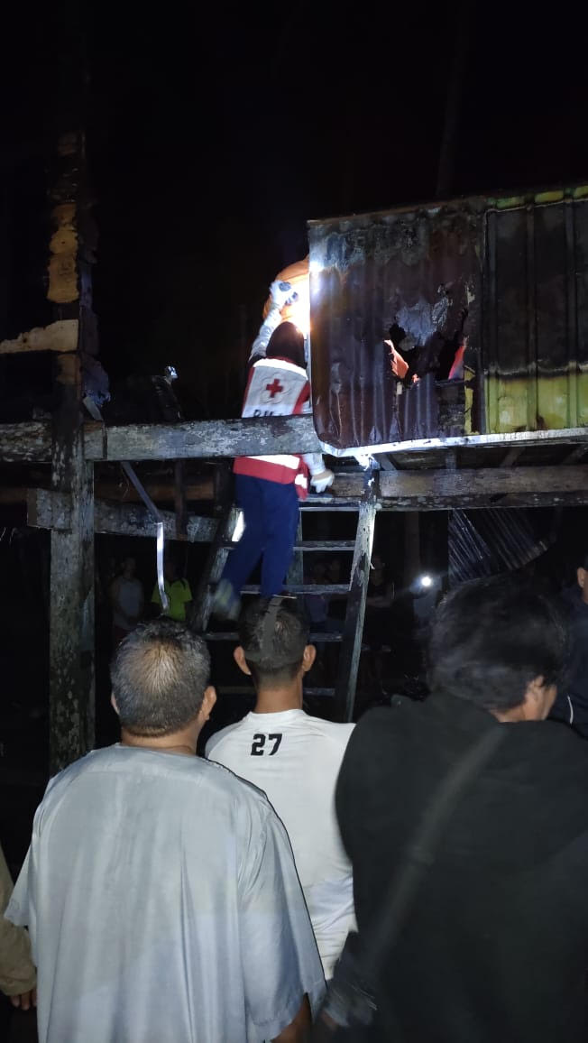 Rumah Panggung Terbakar, Satu Lansia Tewas
