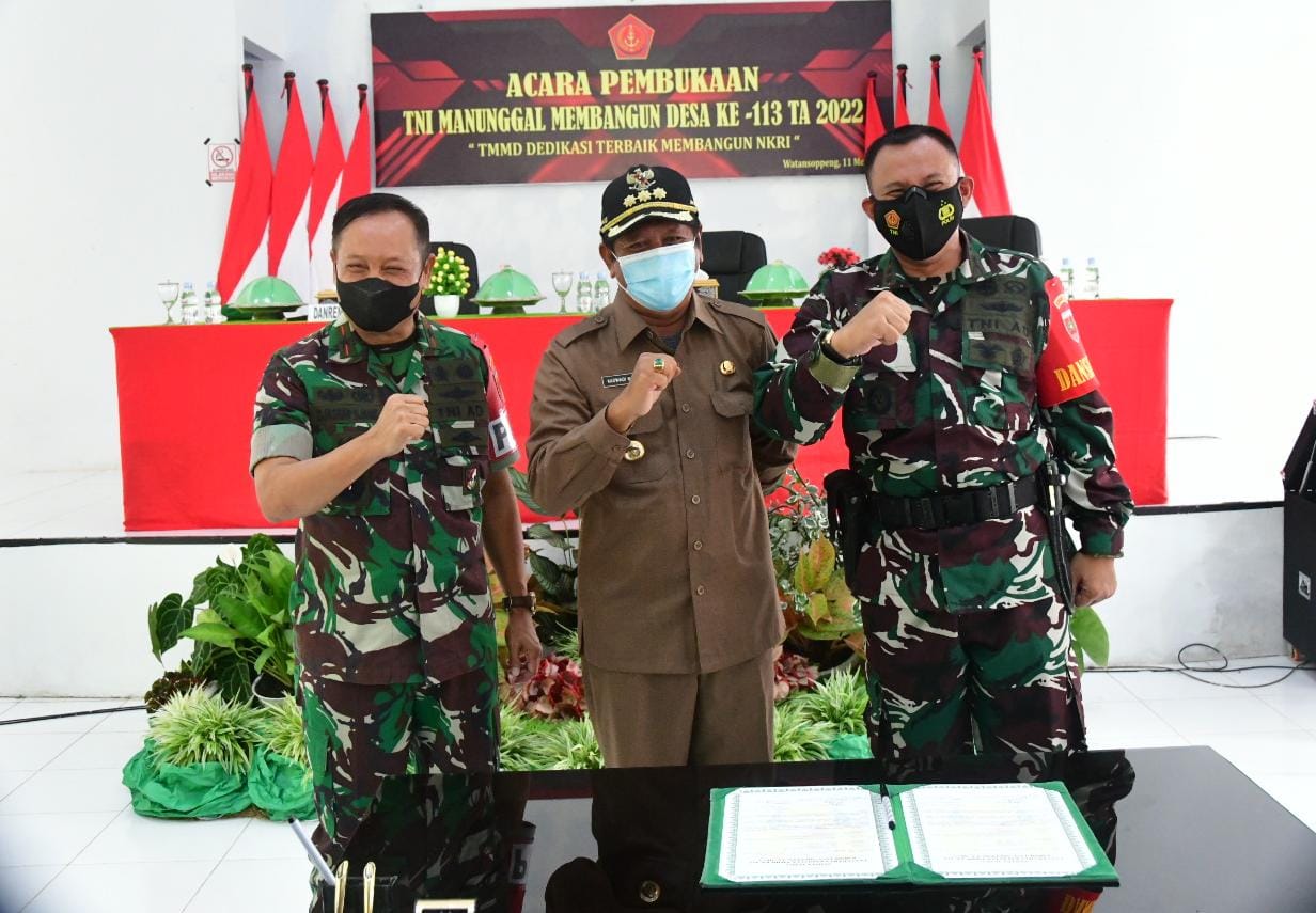 Kaswadi Minta Warga Layani Satgas TMMD