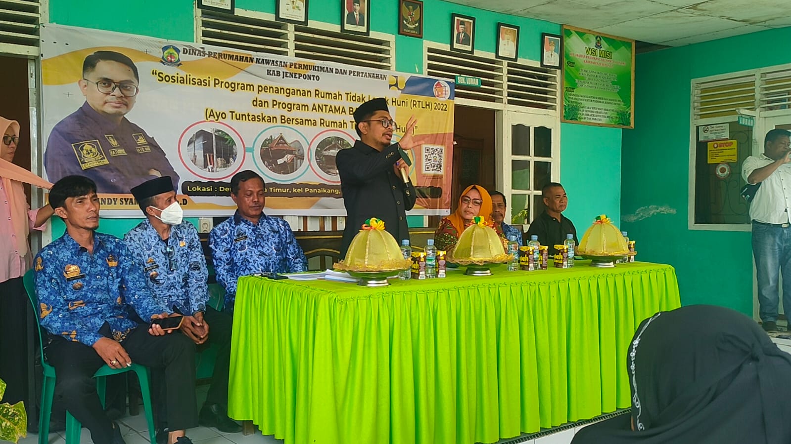 Disperkimtan Jeneponto Launching Program Antama Ballaki