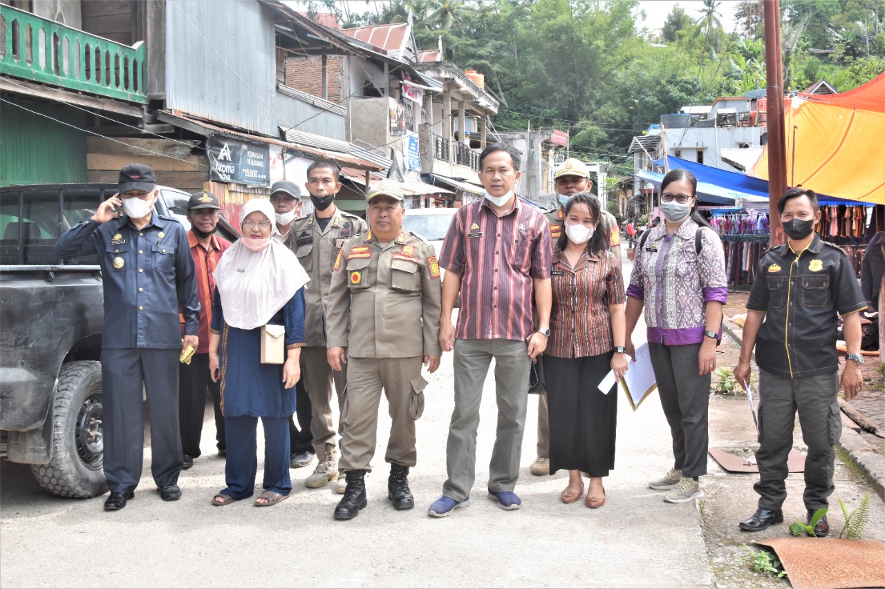 Tim Gabungan Sidak Pasar Salubarani