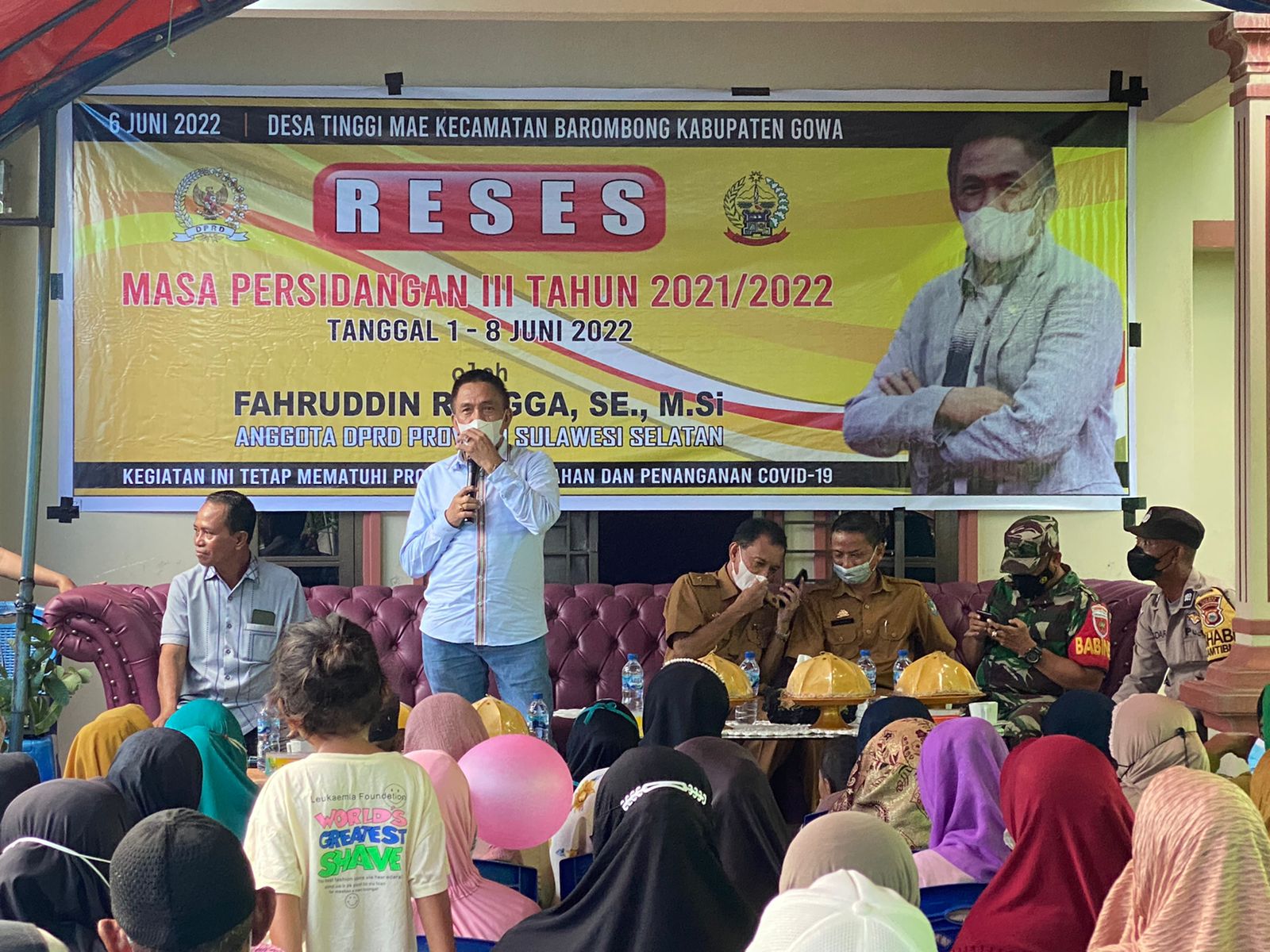 Rangga Kembali Serap Aspirasi di barombong