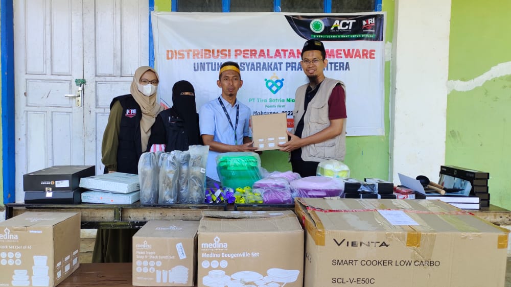 ACT Bantu Perlengkapan  Dapur Ponpes di Gowa