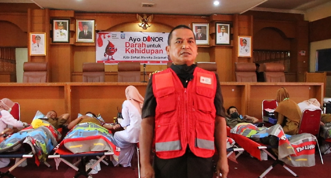 PMI Soppeng Gelar Donor Darah di Ruang Pola Kantor Bupati