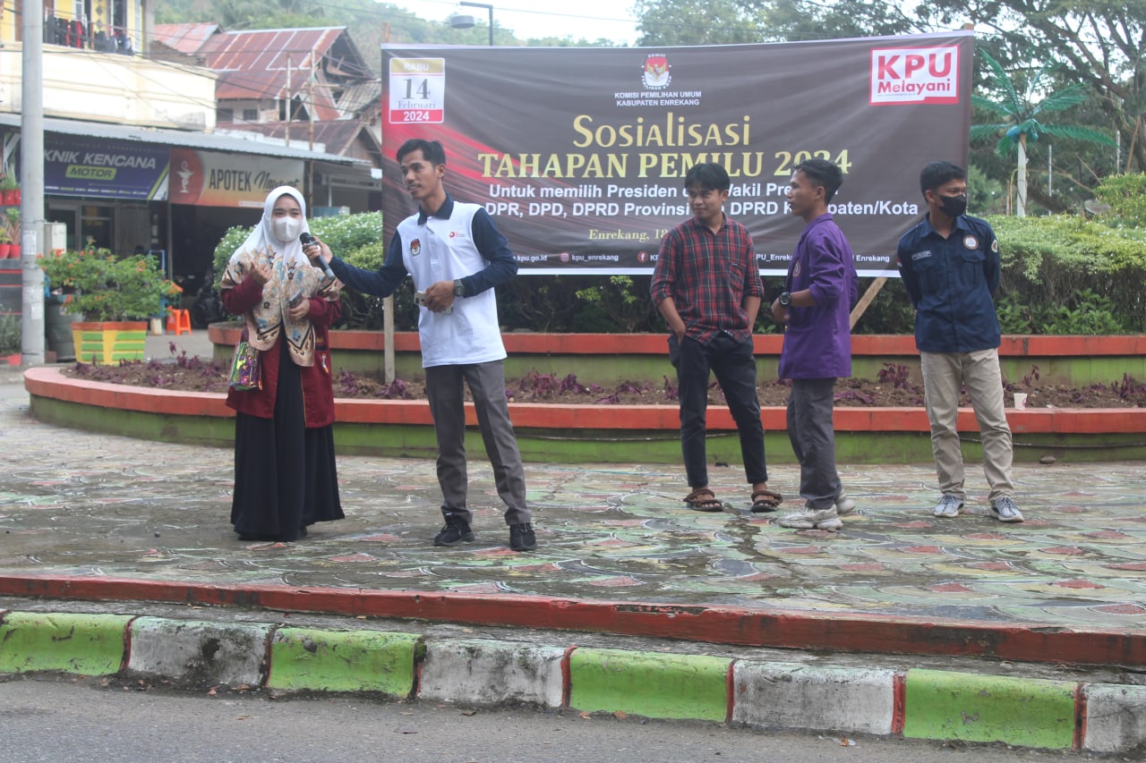 Sosialisasi Tahapan Pemilu 2024, KPU Enrekang : Jadilah Pemilih Cerdas