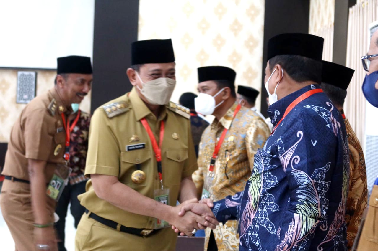 Penerimaan CJH Wajo di Asrama Haji Sudiang, Amran Mahmud: Solid, Saling Bantu dan Memperhatikan
