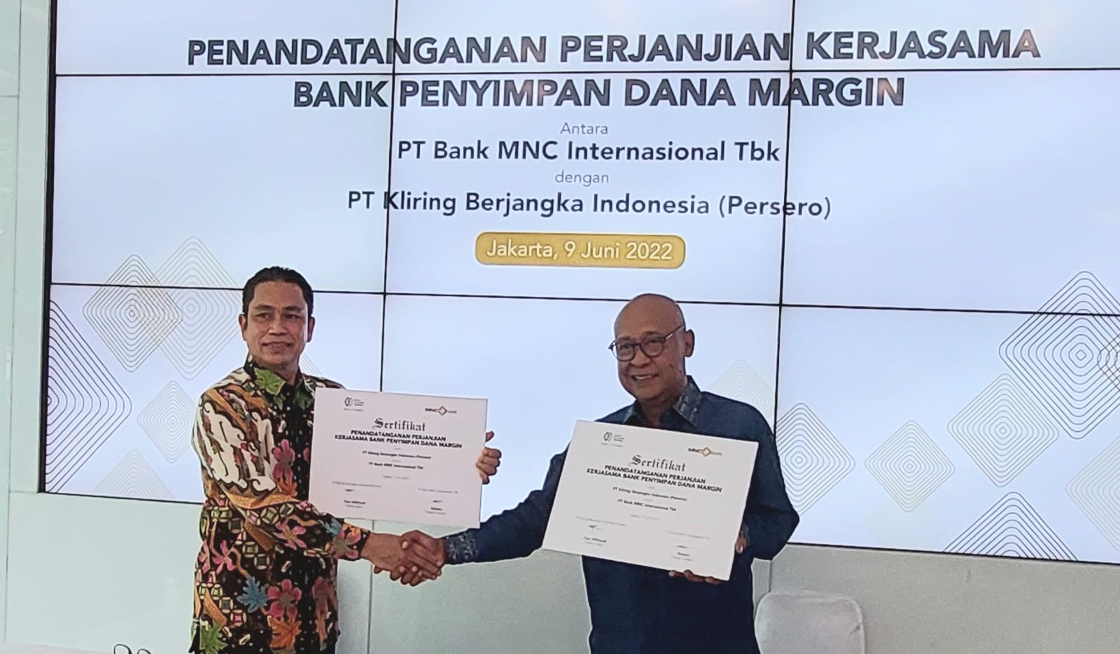 KBI dan MNC Bank Kerja Sama Penyimpanan Dana