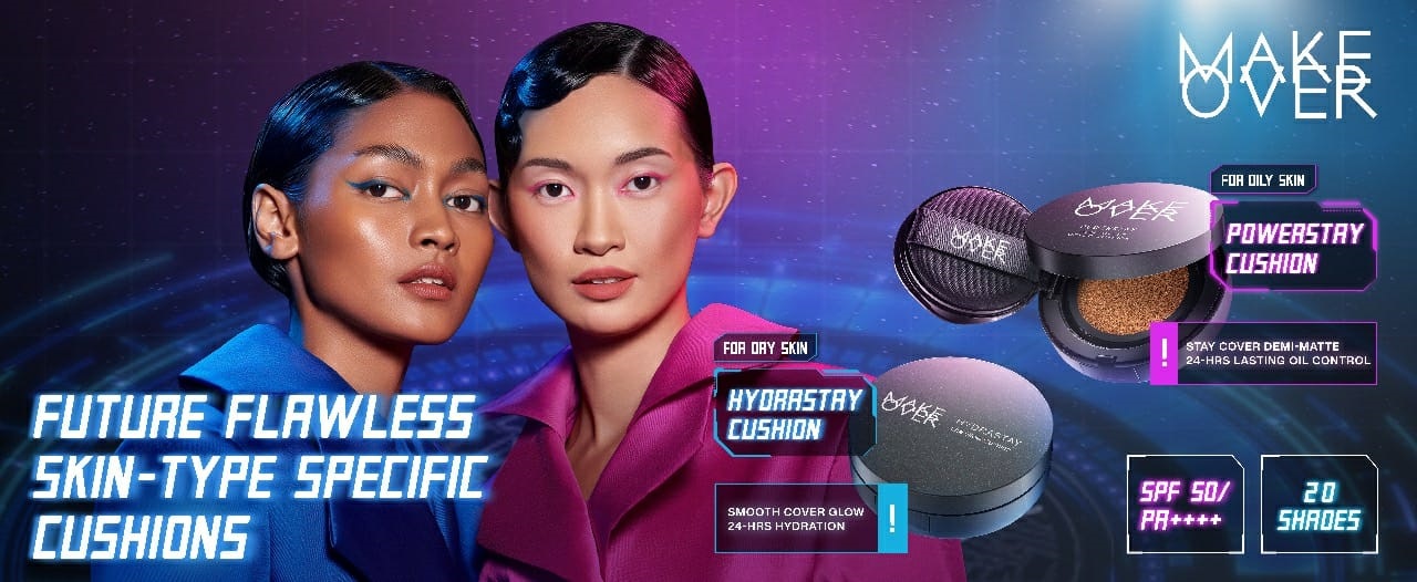 Make Over Brand Lokal Pertama Miliki Shades Cushion Terbanyak