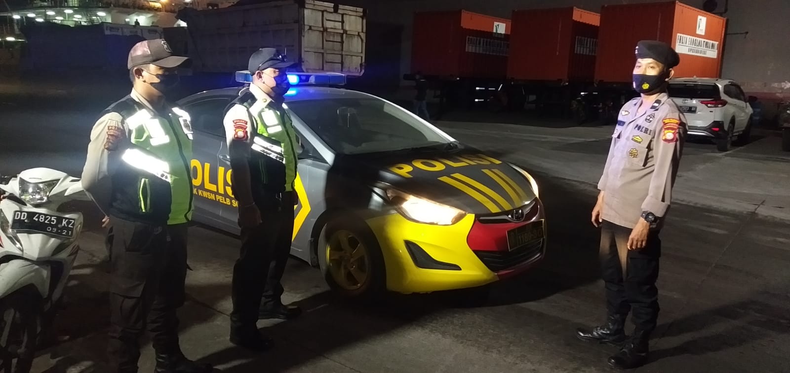 Cegah Kriminalitas di Kawasan Pelabuhan Makassar, Polsek Soekarno Hatta Gencar Patroli Malam
