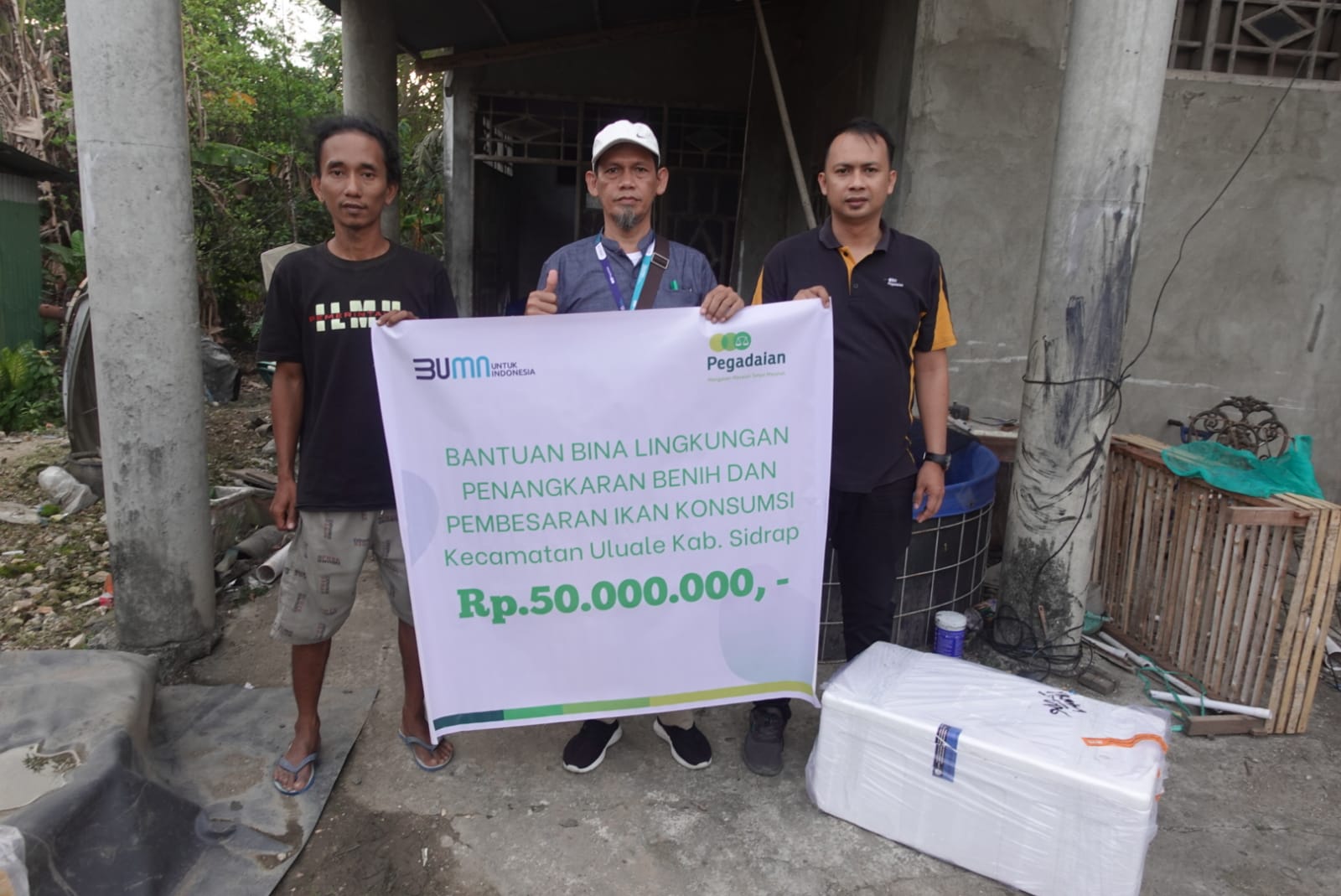 Pegadaian Kanwil VI Makassar Bantu Perikanan SAR Farm