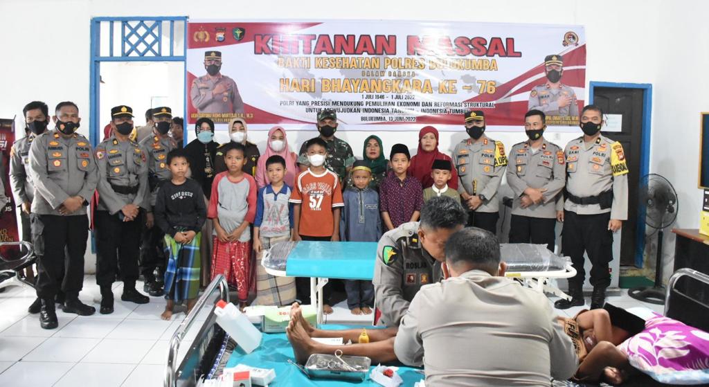 Polres Gelar Khitanan Massal Gratis