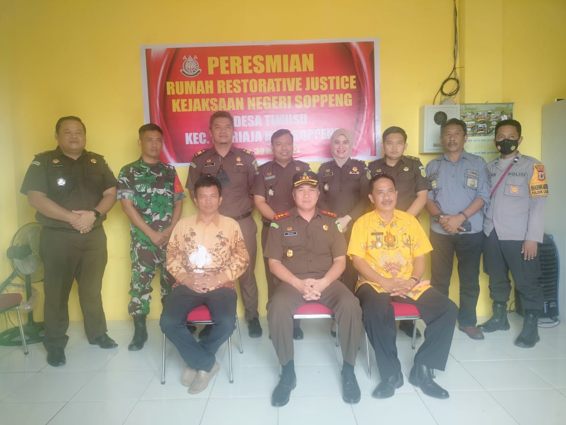 Kejari Resmikan Rumah Restorasi Justice