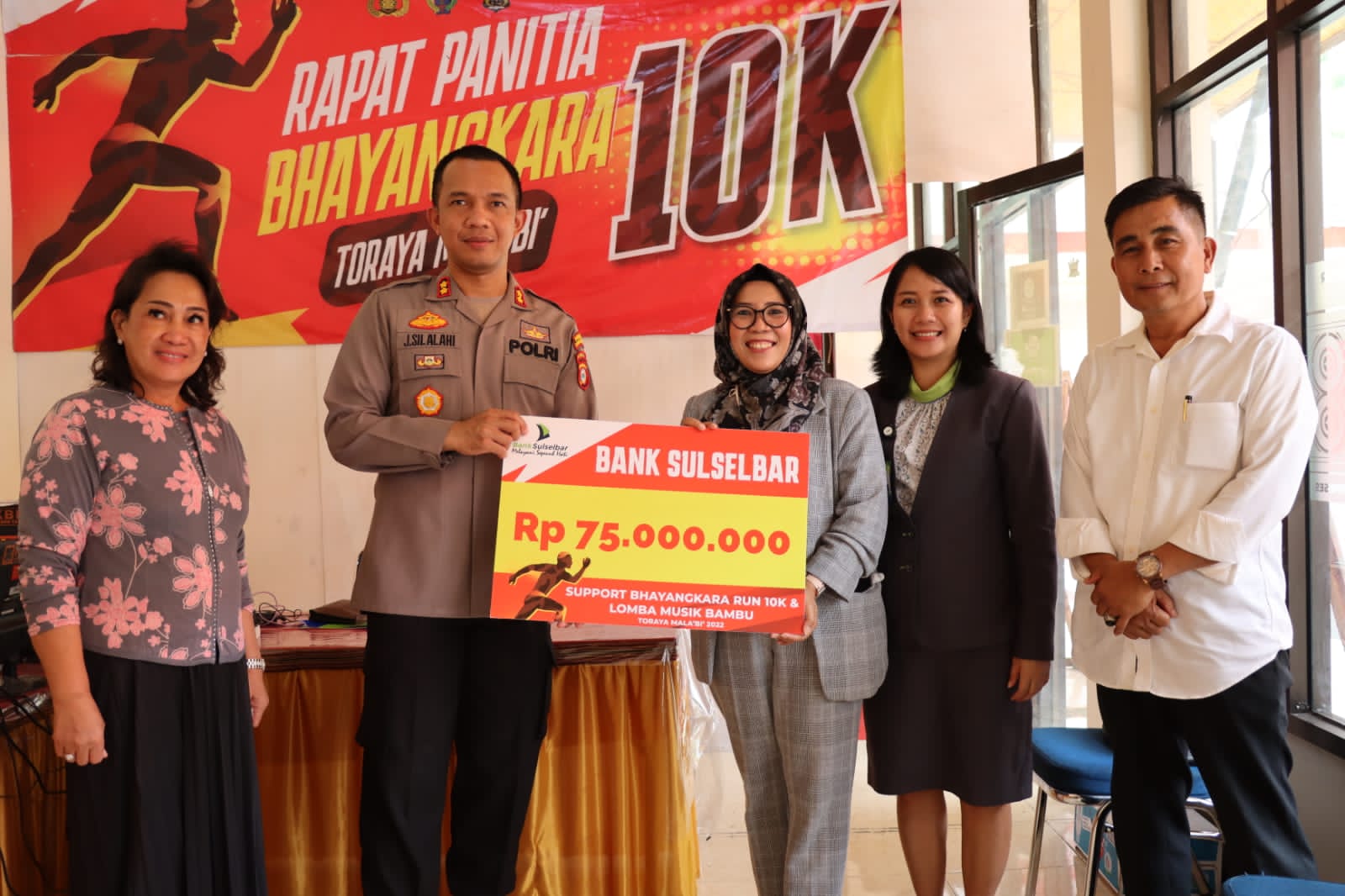 Bank Sulselbar Sponsorsip Bhayangkara 10 K