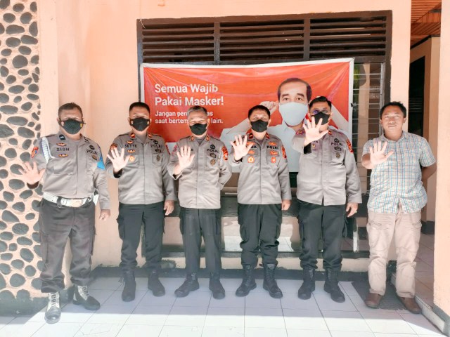 Kasiwas Polres Sosialisasi di Polsek