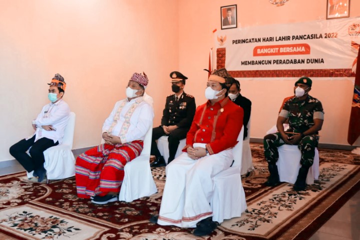 Forkopimda Upacara Hari Lahir Pancasila Secara Virtual
