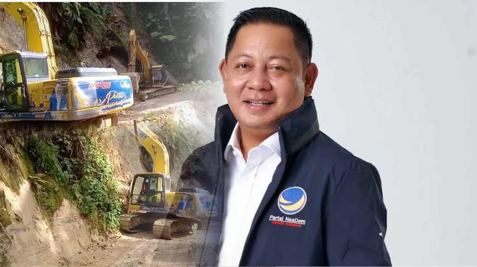 Pembukaan Jalan Rampi Oleh Nasdem Hampir Tuntas