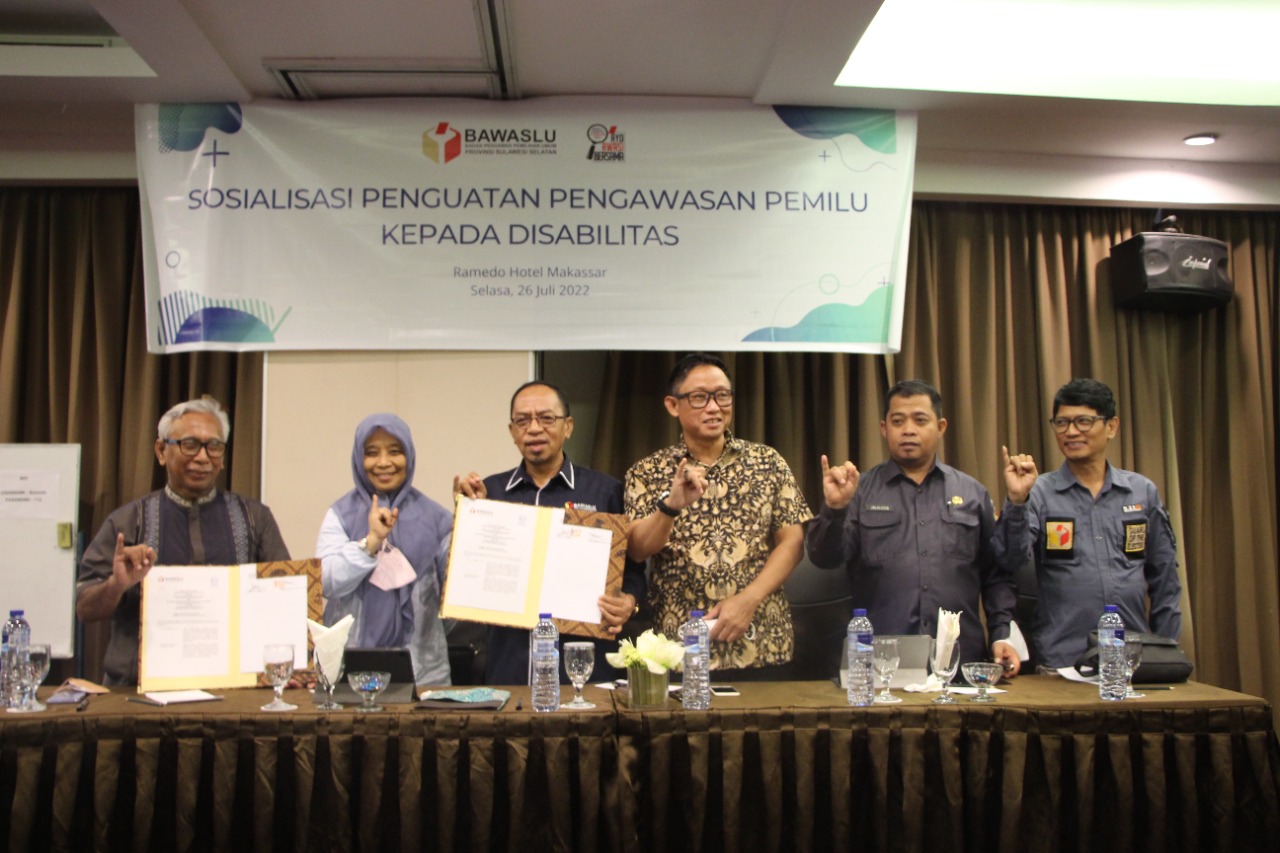 Bawaslu Jamin Hak Difabel Pada Sosialisasi Pengawasan Pemilu