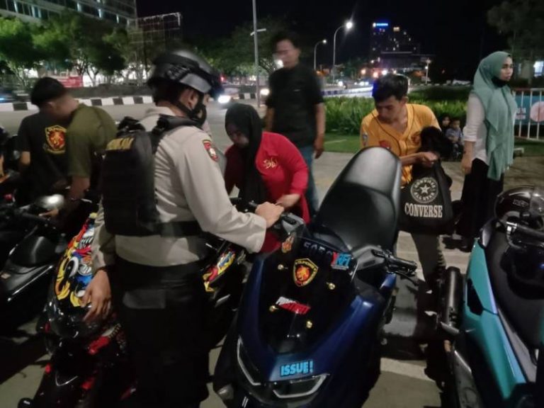 Gunakan Knalpot Brong, Tujuh Motor Diamankan
