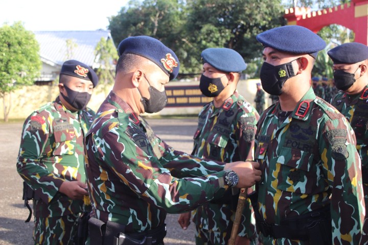 Danyon C Pelopor Pimpin  Serah Terima dan Pengukuhan Jabatan