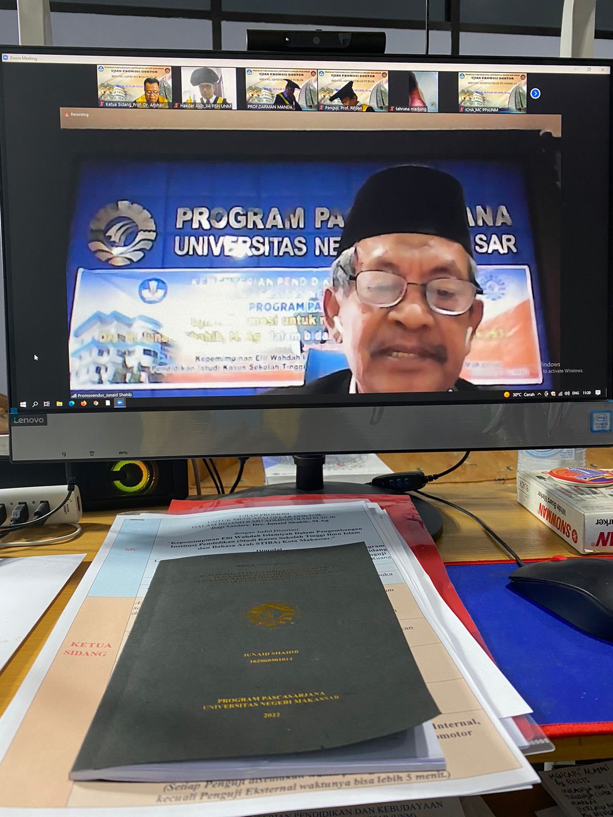 Kaji Kepemimpinan Elit WI di STIBA Makassar, Widyaiswara BPSDM Sulsel Raih Doktor di UNM