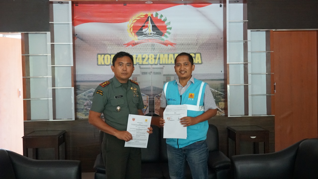 PLN UPDK Bakaru dan Kodim 1428/Mamasa Tandatangani MoU Penghijauan DAS Mamasa