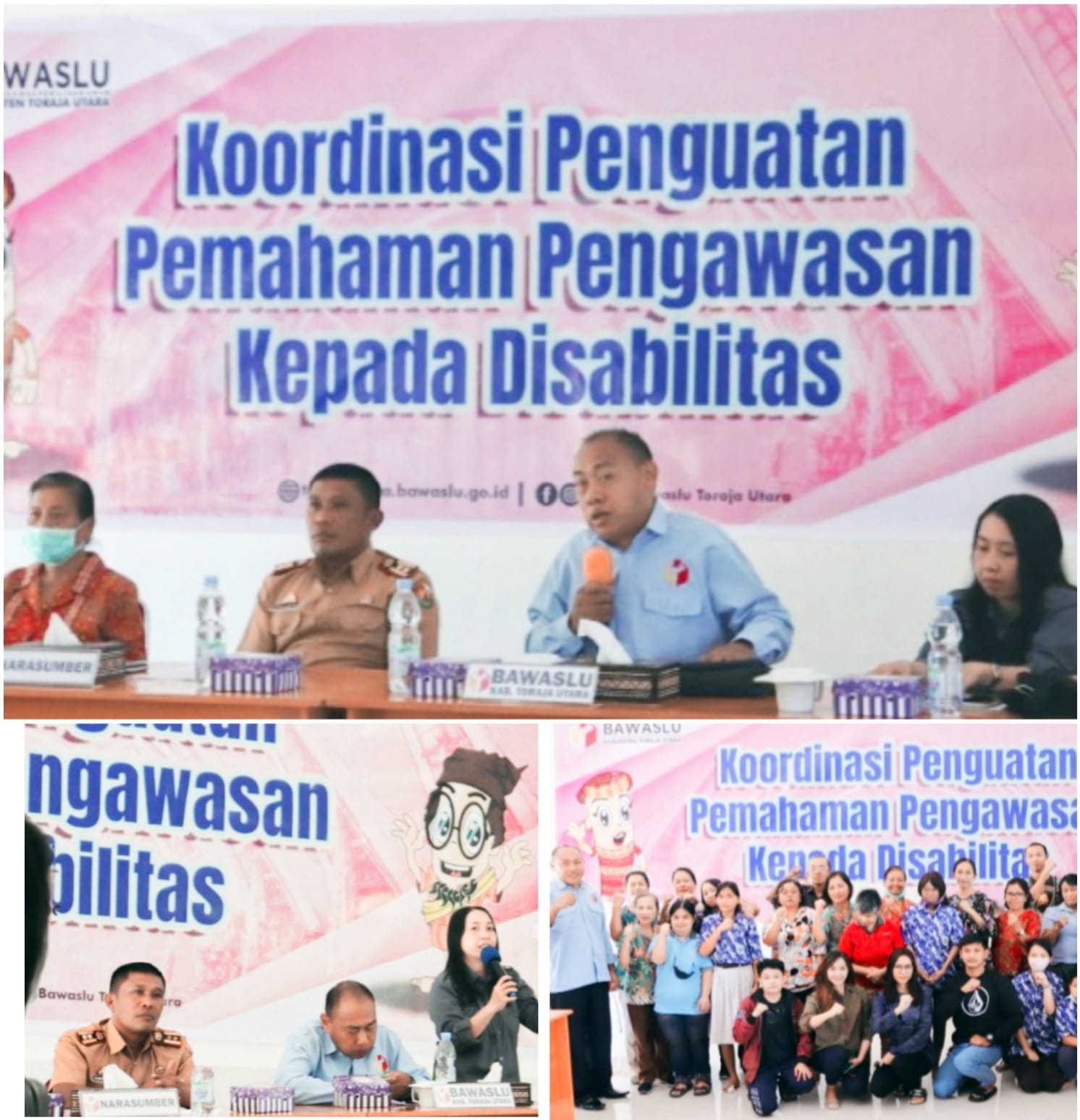 Bawaslu Toraja Utara Sosialisasi Penguatan Pengawasan ke Disabilitas