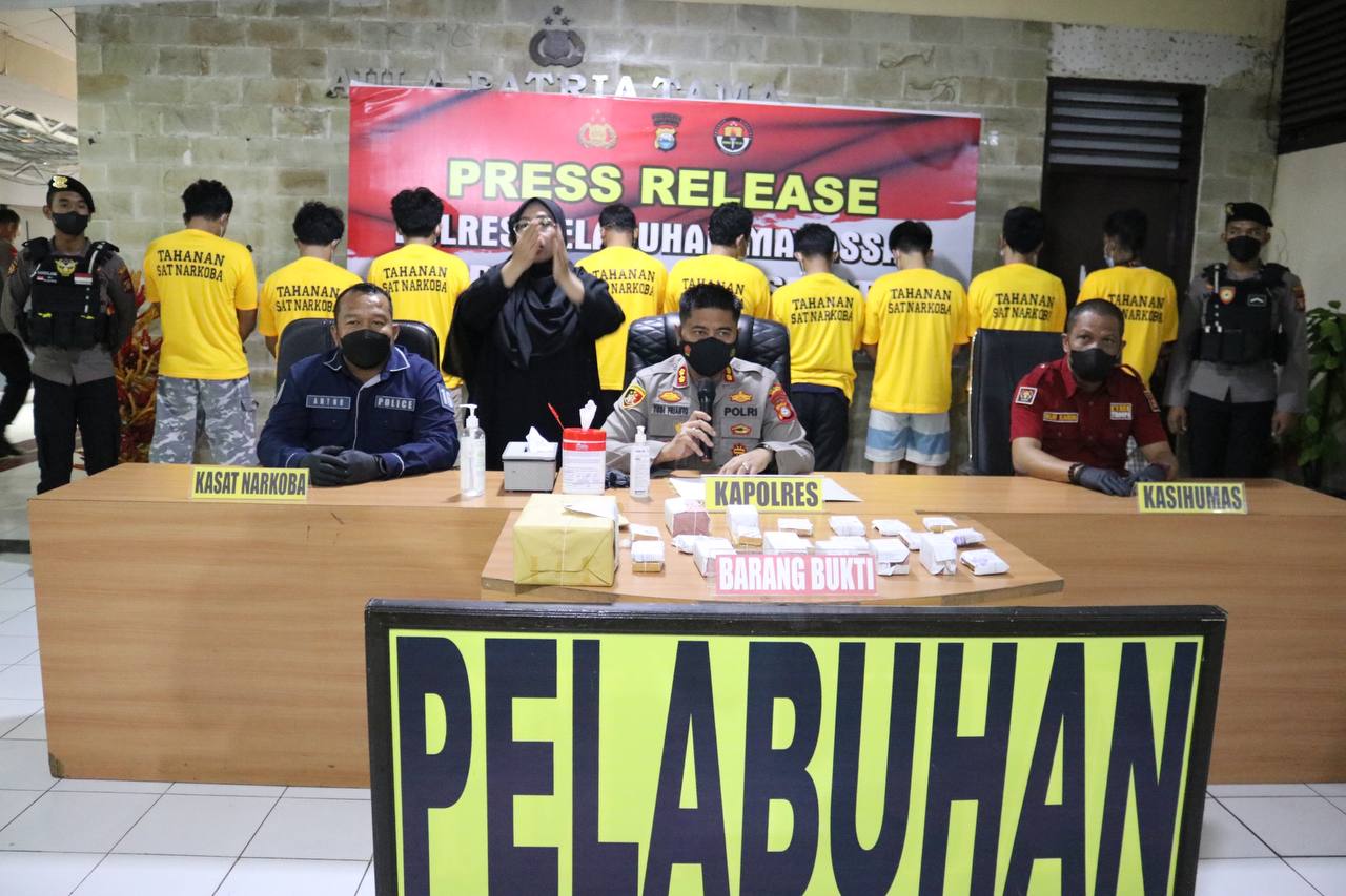 Operasi Antik Polres Pelabuhan Makassar Tangkap 28 Tersangka