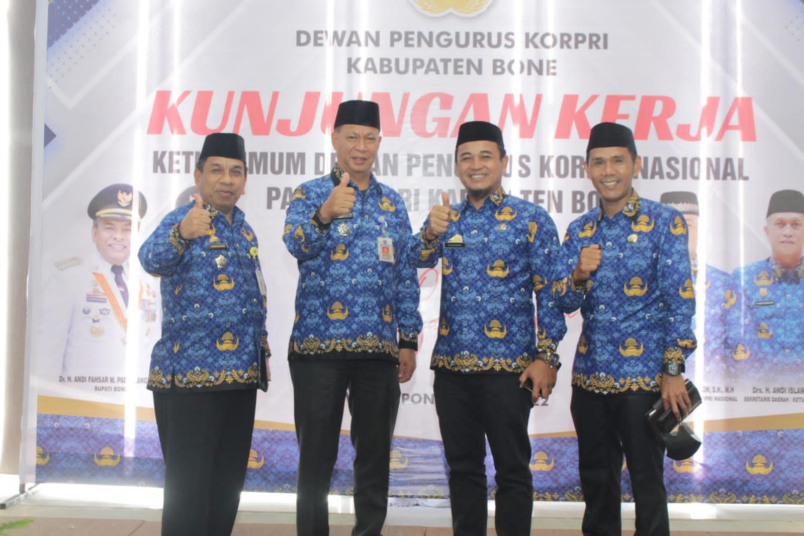 Korpri Enrekang Sambut Ketua Umum Korpri Nasional