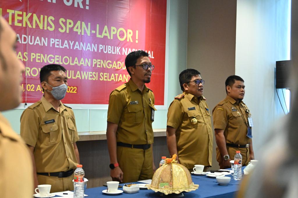 Diskominfo Sulsel Gelar Bimtek SP4N-LAPOR