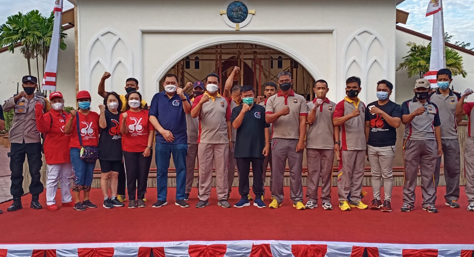 Umat Gereja Katolik Santo Fransiskus Assisi Meriahkan HUT RI ke-77