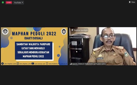 Selama Tujuh Hari UKM MAPHAN UNM Gelar Baksos dan Lomba di Parepare