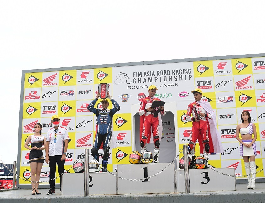 Kado HUT Kemerdekaan, Tiga Pebalap Astra Honda Harumkan Indonesia di Jepang