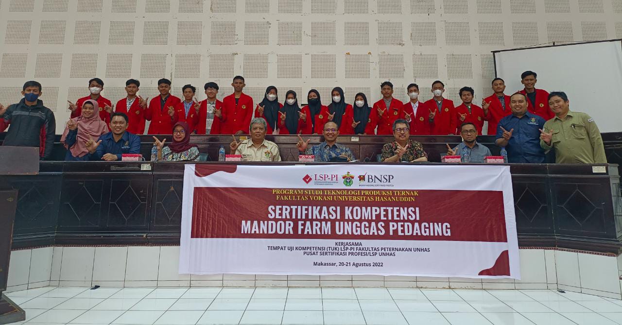 Wakil Rektor Unhas Buka Sertifikasi Kompetensi untuk Mahasiswa Vokasi