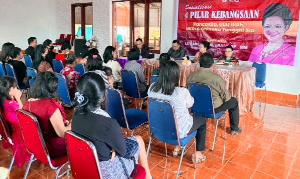 Lily Salurapa Sosialisasi 4 Pilar Kebangsaan