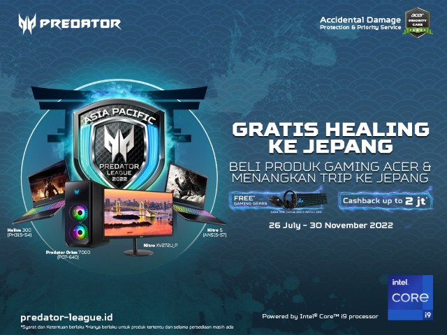 Acer Berikan Program Gratis Healing ke Jepang