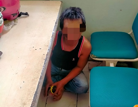 Terduga Spesialis Pencuri Helm di Kampus Babak Belur