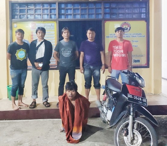 Pria Kampung Disel Usai Curi Motor