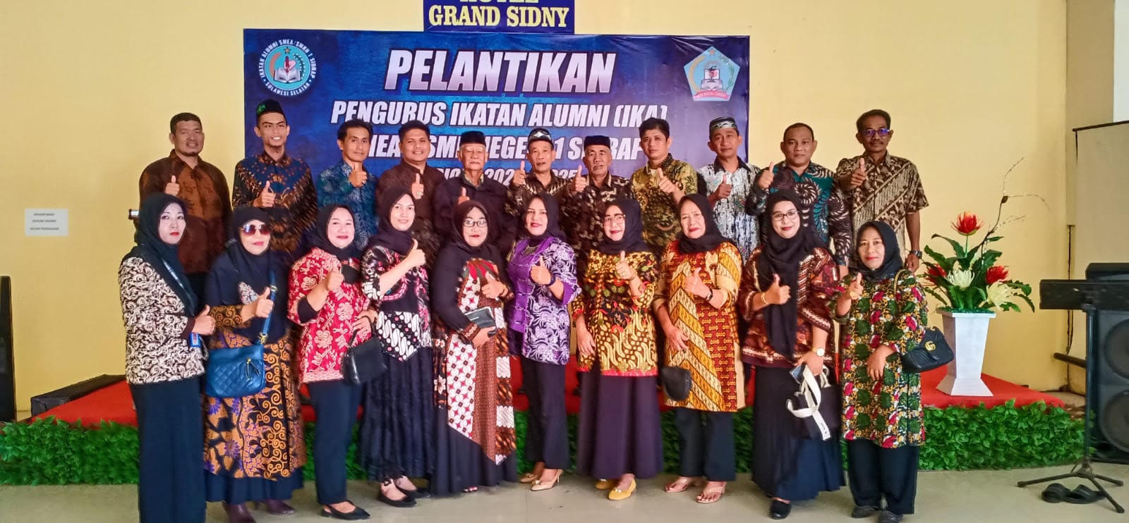 Pengurus IKA SMEA/SMKN 1 Dilantik