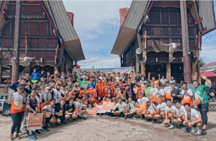 200 Peserta Ambil Bagian di Run Above The Cloud 10 K