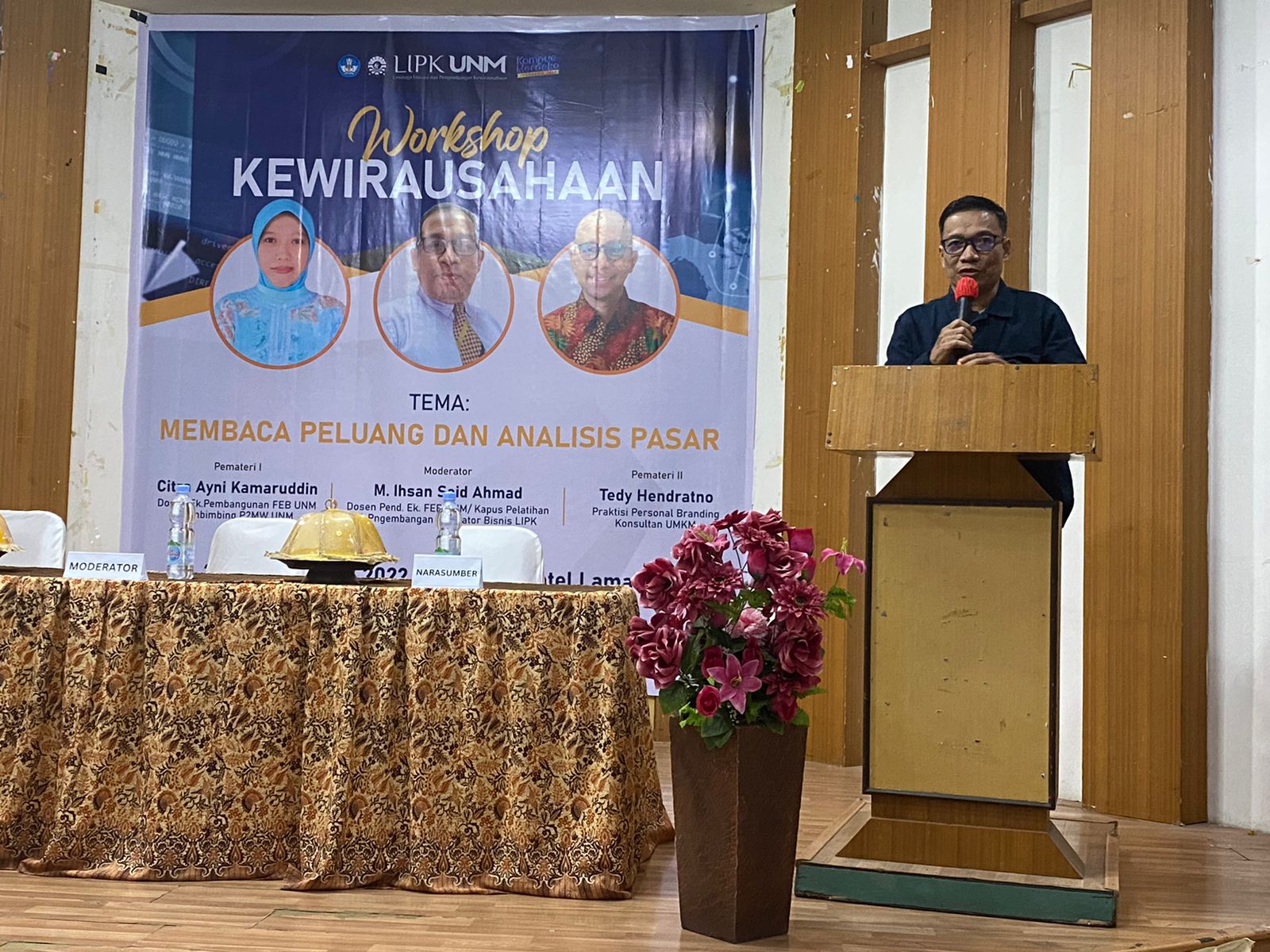 LIPK UNM Selenggarakan Workshop Kewirausahaan, Diikuti 100 Mahasiswa