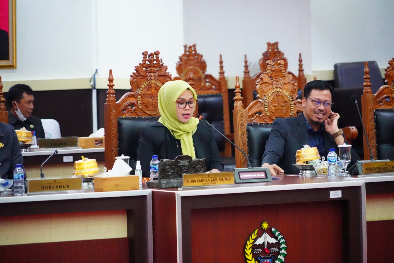DPRD Gelar Paripurna Pandangan Umum Fraksi
