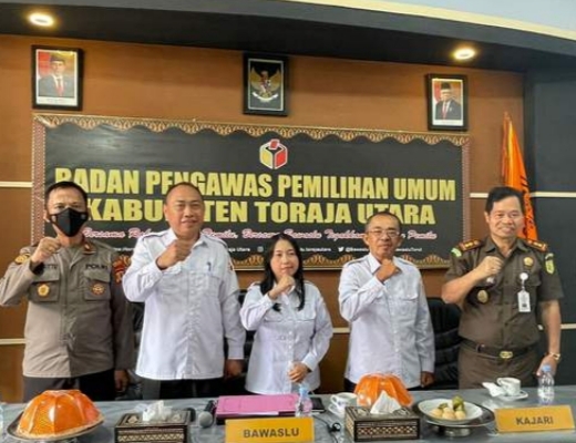 Bawaslu Torut Rakor Bersama Kajari Toraja